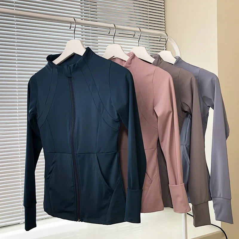 Pocket Chain Fitness Coat LU 2023Cotton Blended Brushed Autumn/Winter Yoga Suit Sweatshirt
Pocket Chain Fitness Coat LU 2023Cotton Blended Brushed Autumn/Winter Yoga Suit Sweatshirt