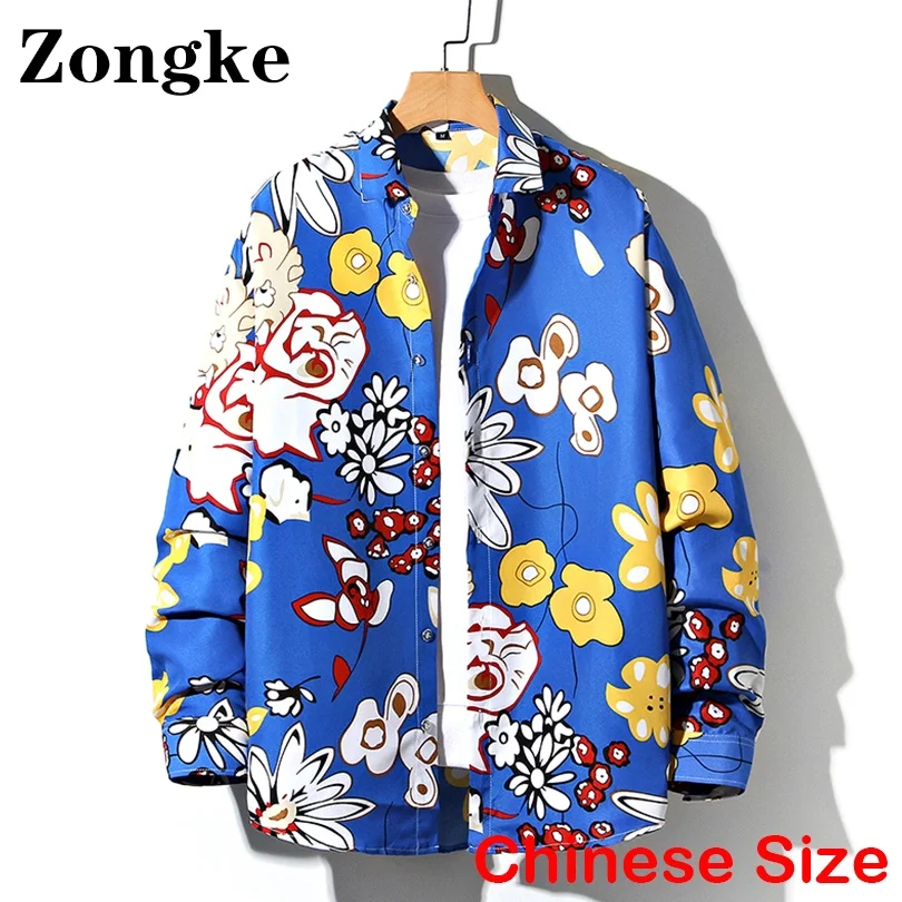 Zongke Floral Casual Shirts For Men Clothing Chinese Size 4XL Korean Fashion Shirt Man Clothes Streetwear 2022 New Arrivals
Zongke Floral Casual Shirts For Men Clothing Chinese Size 4XL Korean Fashion Shirt Man Clothes Streetwear 2022 New Arrivals
