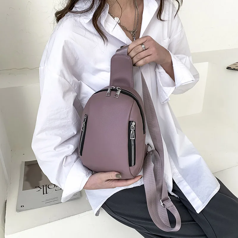 Bags for Women PU Leather Women Casual Chest Pack Female Sling Bag Crossbody Waterproof Shoulder Chest Bag Casual Messenger Pack 
Bags for Women PU Leather Women Casual Chest Pack Female Sling Bag Crossbody Waterproof Shoulder Chest Bag Casual Messenger Pack