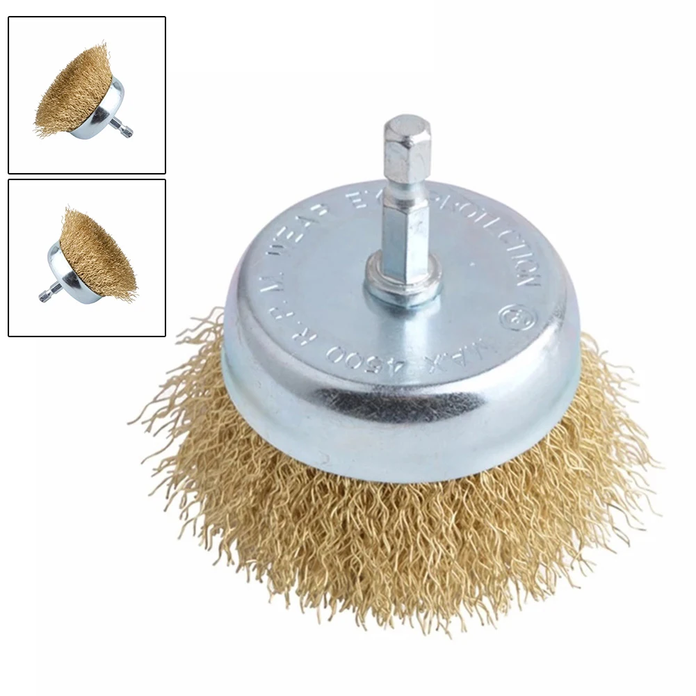 50mm Wire Cup Brush Round Brush Disc Hex Shank For Drill Rotary Rust Removal Polishing Abrasive Grinder Rotary Electric Tools
50mm Wire Cup Brush Round Brush Disc Hex Shank For Drill Rotary Rust Removal Polishing Abrasive Grinder Rotary Electric Tools