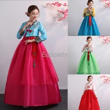 2023 Hanbok For Women 2pcs Korean Traditional Costume Minority Palace Performance Court Clothes Wedding New Year Party Dress