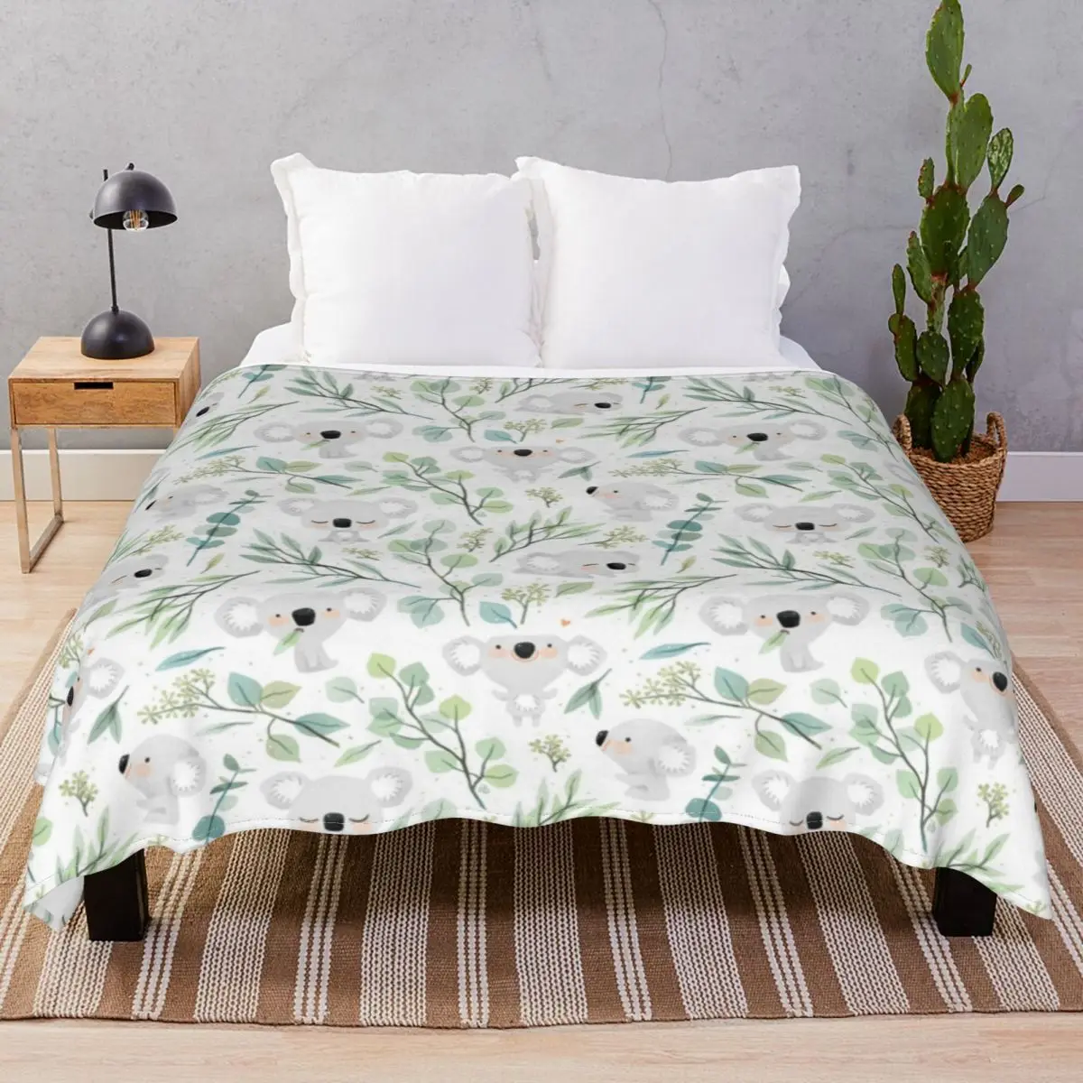 Koala And Eucalyptus Blankets Velvet Textile Decor Multi-function Unisex Throw Blanket for Bedding Home Couch Travel Cinema
Koala And Eucalyptus Blankets Velvet Textile Decor Multi-function Unisex Throw Blanket for Bedding Home Couch Travel Cinema
