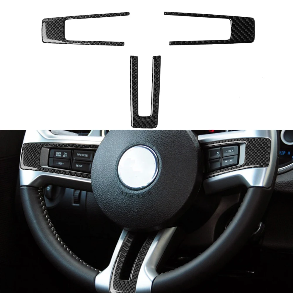 Car Steering Wheel Sticker Decorative Cover Trim for Ford Mustang 2009 2010 2011 2012 2013 Interior Accessories Carbon Fiber
Car Steering Wheel Sticker Decorative Cover Trim for Ford Mustang 2009 2010 2011 2012 2013 Interior Accessories Carbon Fiber