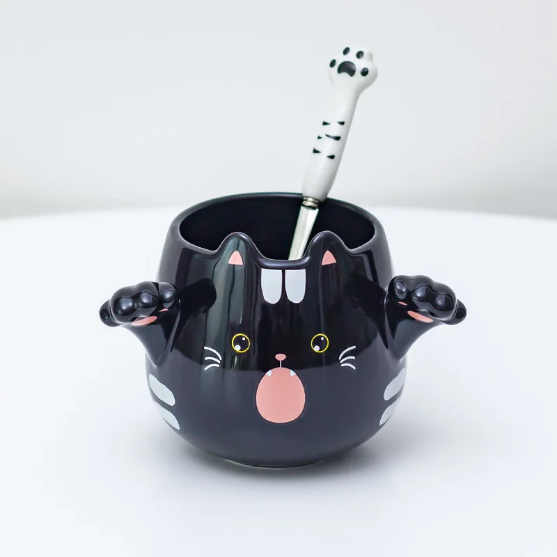 Cup Girls High Yan Value Mug Accompanying Gift Children's Breakfast Milk Cup Cartoon Oatmeal Cute Cat Personality
Cup Girls High Yan Value Mug Accompanying Gift Children's Breakfast Milk Cup Cartoon Oatmeal Cute Cat Personality