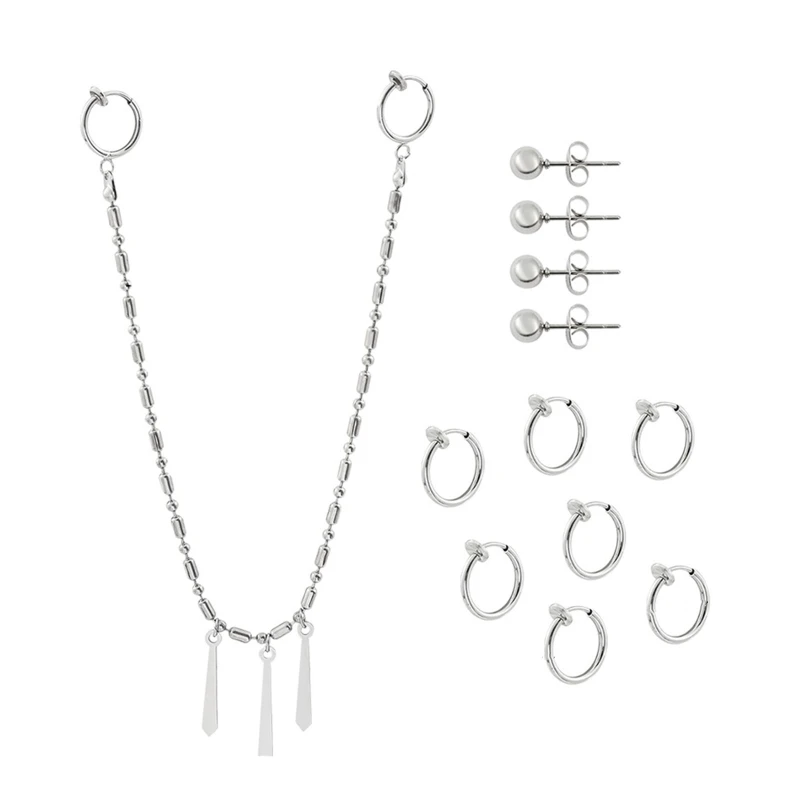 2022 New Fashion Lip Chain Hoop Earrings Lips Rings Jewelry Set Gifts for Women Girls
2022 New Fashion Lip Chain Hoop Earrings Lips Rings Jewelry Set Gifts for Women Girls