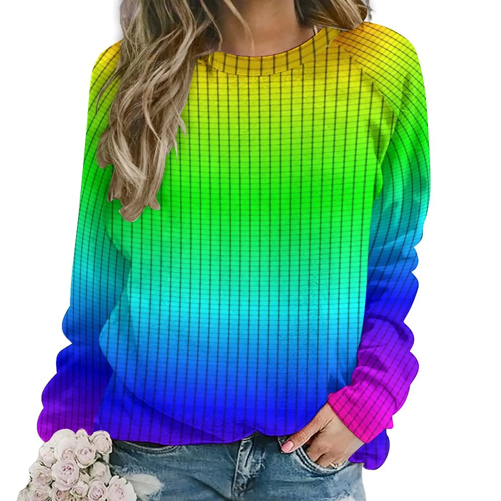 Ombre Shaded Casual Hoodies Female Rainbow Neon Funny Design Hoodie Winter Long-Sleeve Street Fashion Oversized Sweatshirts Gift
Ombre Shaded Casual Hoodies Female Rainbow Neon Funny Design Hoodie Winter Long-Sleeve Street Fashion Oversized Sweatshirts Gift