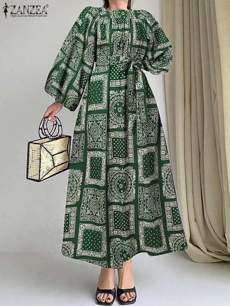ZANZEA Women Puff Sleeve Dresses Elegant Paisley Print Long Dress Party 2023 Spring Casual Loose Square Collar Vintage Vestidos
ZANZEA Women Puff Sleeve Dresses Elegant Paisley Print Long Dress Party 2023 Spring Casual Loose Square Collar Vintage Vestidos