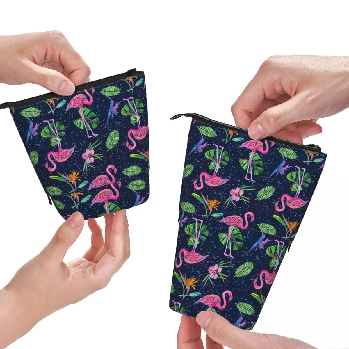 Pink Birds Print Fold Pencil Case Flamingo Party For Teens Vintage Standing Pencil Box Back to School Pen Bags
Pink Birds Print Fold Pencil Case Flamingo Party For Teens Vintage Standing Pencil Box Back to School Pen Bags
