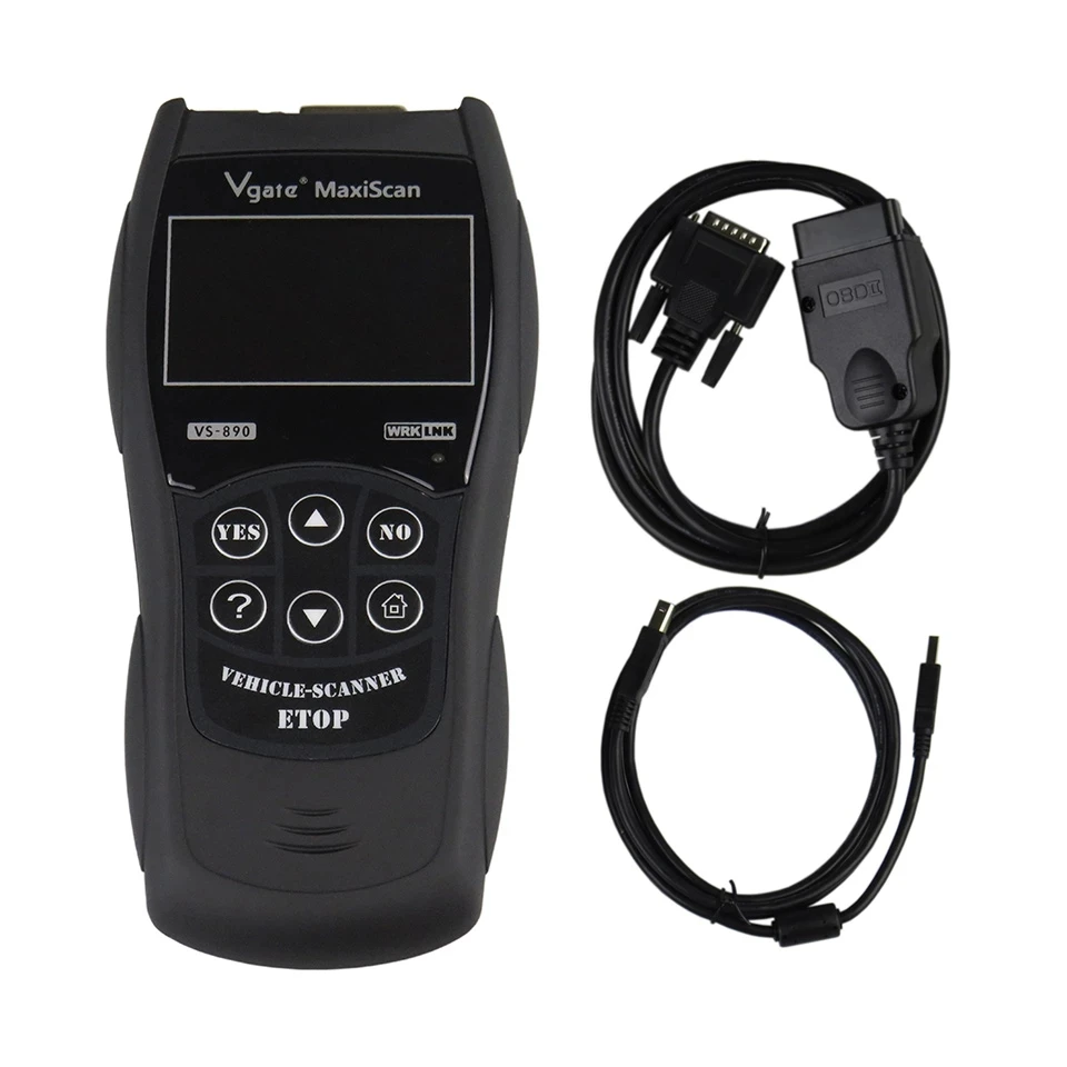 Newest Vgate VS890 OBD2 OBD Automotive Scanner Engine Analyzer Car Tools Code Reader Car Diagnostic Tool ELM327 V1.5
Newest Vgate VS890 OBD2 OBD Automotive Scanner Engine Analyzer Car Tools Code Reader Car Diagnostic Tool ELM327 V1.5