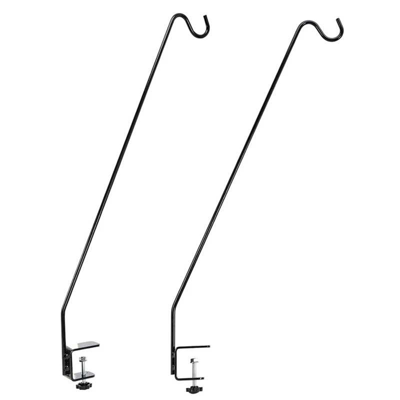 Heavy-Duty Deck Hooks, Non-Slip Clips, 2-Pack, Black, Suitable For Bird Feeders, Flower Pots, Lanterns, Wind Chimes
Heavy-Duty Deck Hooks, Non-Slip Clips, 2-Pack, Black, Suitable For Bird Feeders, Flower Pots, Lanterns, Wind Chimes