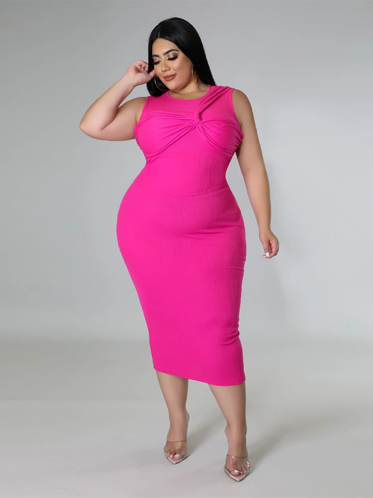 White Plus Size Dresses Women O Neck Sleeveless Sexy Bodycon Knitted Elastic Casual Evening Cocktail Party Gowns Outfits 4XL New
White Plus Size Dresses Women O Neck Sleeveless Sexy Bodycon Knitted Elastic Casual Evening Cocktail Party Gowns Outfits 4XL New