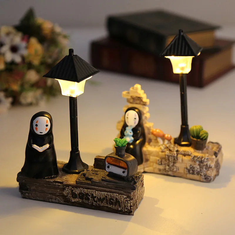 Studio Ghibli Spirited Away No Face Man Figures Toy LED Night Light Toy Anime Totoro No Face Man Figure Model Toy Kids Gift
Studio Ghibli Spirited Away No Face Man Figures Toy LED Night Light Toy Anime Totoro No Face Man Figure Model Toy Kids Gift