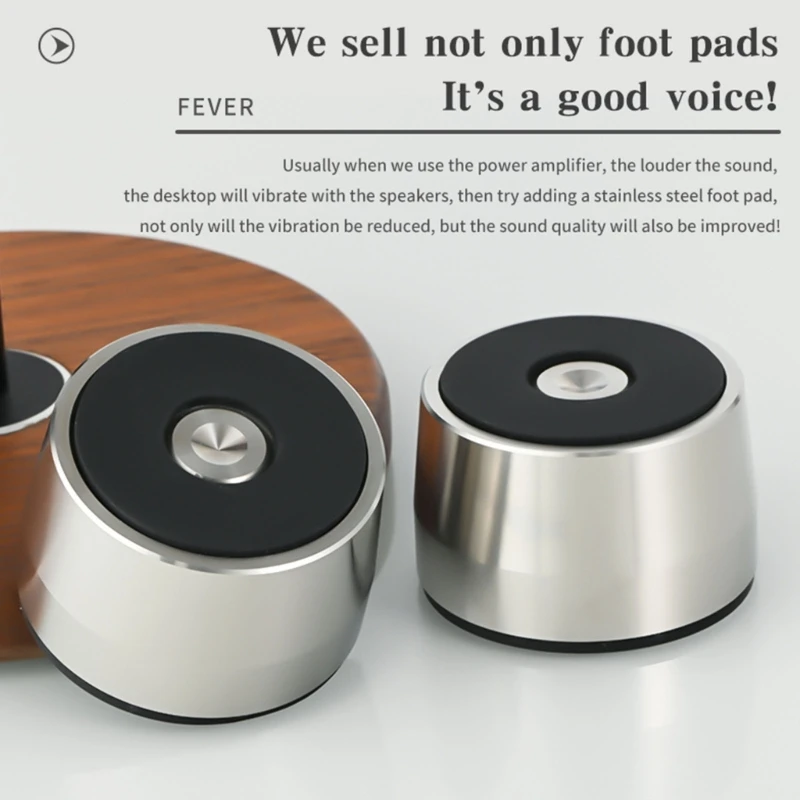 Isolation Feet Stainless Steel Shockproof Foot Nails Foot Pad Easy Installation Suitable for Amplifier Cd-Player
Isolation Feet Stainless Steel Shockproof Foot Nails Foot Pad Easy Installation Suitable for Amplifier Cd-Player