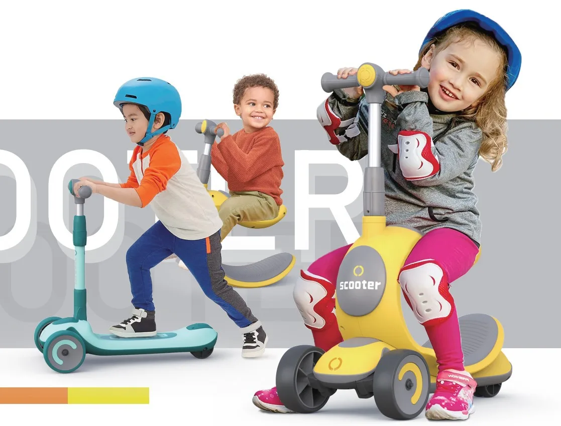 New 3 In1 Scooter with Light Up Wheels Foot Ridefor Children Skateboard Baby Kick Scooter Balance Bike for Boys and Girls Kids
New 3 In1 Scooter with Light Up Wheels Foot Ridefor Children Skateboard Baby Kick Scooter Balance Bike for Boys and Girls Kids