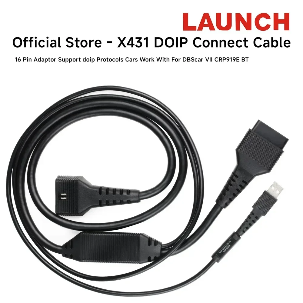 LAUNCH X431 Разъем кабеля DoIP 16-контактный адаптер Поддержка протоколов doip Автомобили для CRP919E BT/PRO V5.0/PRO TT/PRO3S + V5.0
LAUNCH X431 Разъем кабеля DoIP 16-контактный адаптер Поддержка протоколов doip Автомобили для CRP919E BT/PRO V5.0/PRO TT/PRO3S + V5.0