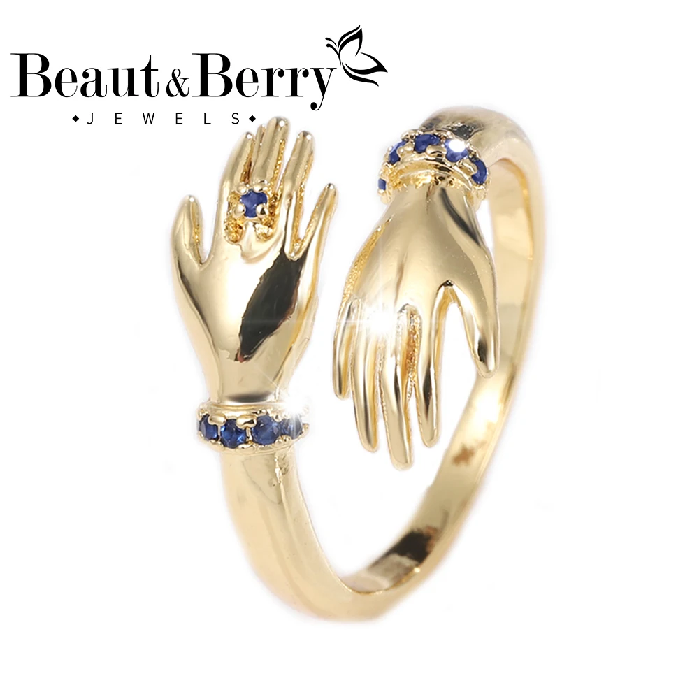 Beaut&Berry Creative Design Hug Rings Copper Zircon Women's Popular Rings Boho Party Office Wedding Gift Accessories Jewelry
Beaut&Berry Creative Design Hug Rings Copper Zircon Women's Popular Rings Boho Party Office Wedding Gift Accessories Jewelry