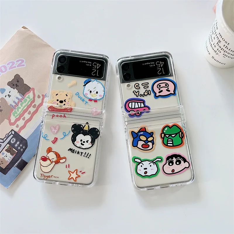 Cartoon Animals Chains Phone Case for Samsung Galaxy Z Flip 3 Z Flip 4 Hard PC Back Cover for ZFlip3 ZFlip4 Case Shell
Cartoon Animals Chains Phone Case for Samsung Galaxy Z Flip 3 Z Flip 4 Hard PC Back Cover for ZFlip3 ZFlip4 Case Shell