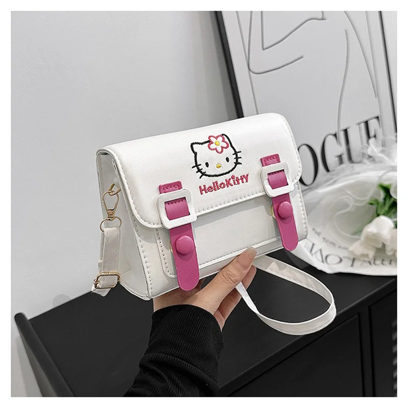 Kawaii Sanrio Pu квадратная сумка аниме сумки на плечо сумка-мессенджер милые рюкзаки с