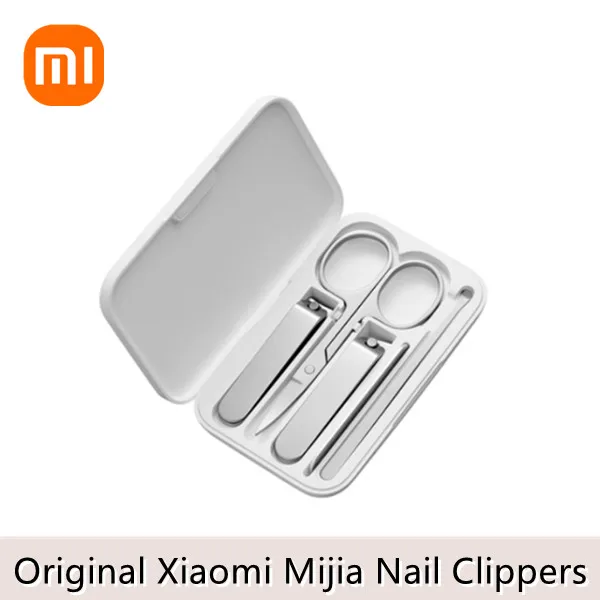 

Ножницы Xiaomi, ухочистка, педикюрная машинка для стрижки ногтей, набор из пяти предметов, легко носить с собой, машинка для стрижки ногтей, набор для ремонта
