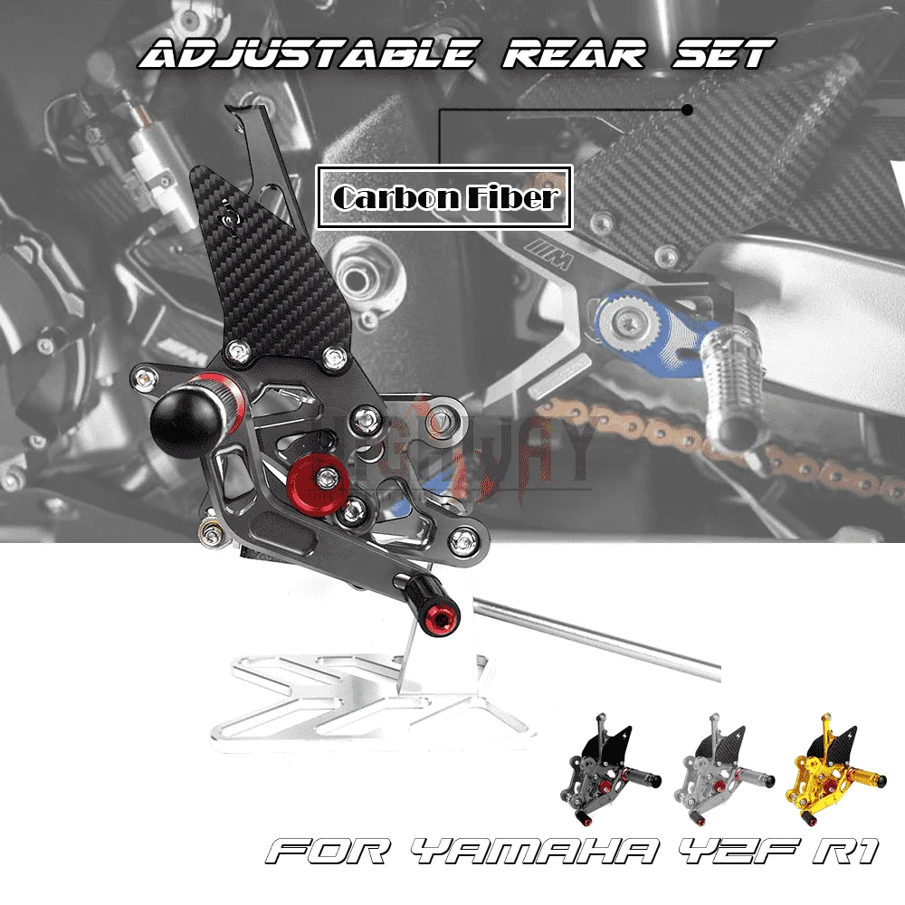 Motorcycle Carbon Fiber & CNC Rear Set Footrest Pegs Rearset Accessories For Yamaha FZ1 1000 Fazer FZ1S 2006-2013 FZ8 2010-2013
Motorcycle Carbon Fiber & CNC Rear Set Footrest Pegs Rearset Accessories For Yamaha FZ1 1000 Fazer FZ1S 2006-2013 FZ8 2010-2013
