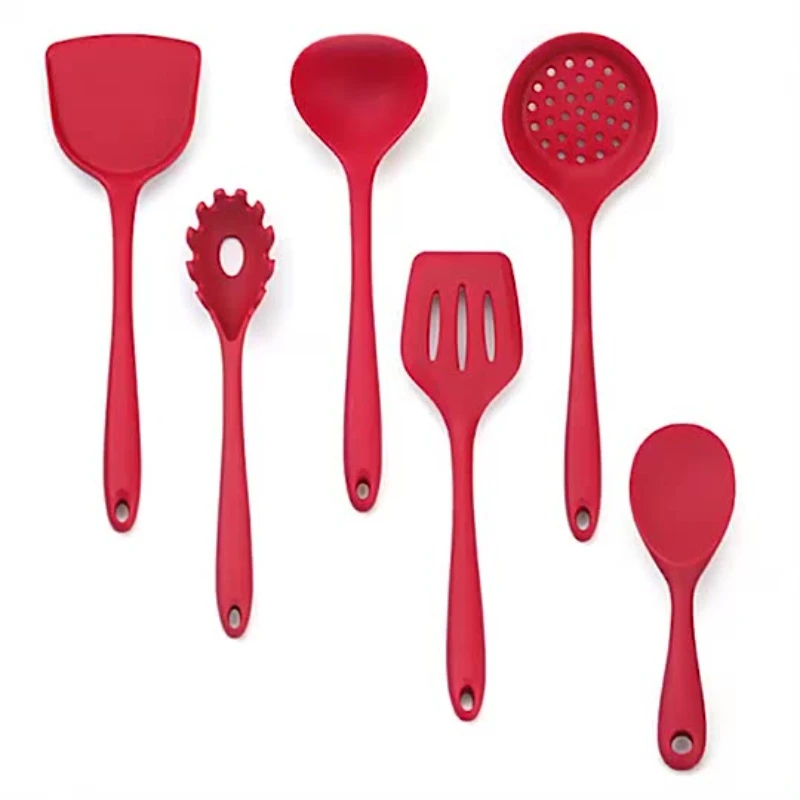 6 Pieces Heat Resistant Kitchenware Tools Spoon Whisk Tongs Non-stick Cooking Spatula Silicone Kitchen Utensils
6 Pieces Heat Resistant Kitchenware Tools Spoon Whisk Tongs Non-stick Cooking Spatula Silicone Kitchen Utensils