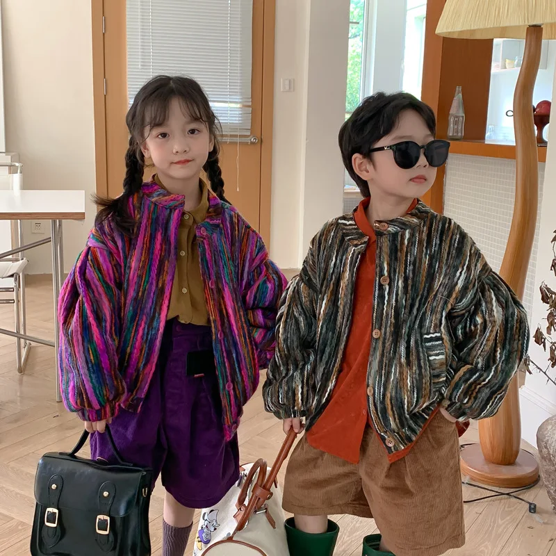 Children Clothing 2022 Spring Autumn Kids Jacket Boys and Girls Korean Style Multicolored Cotton Jacket Thick Baseball Jacket
Children Clothing 2022 Spring Autumn Kids Jacket Boys and Girls Korean Style Multicolored Cotton Jacket Thick Baseball Jacket