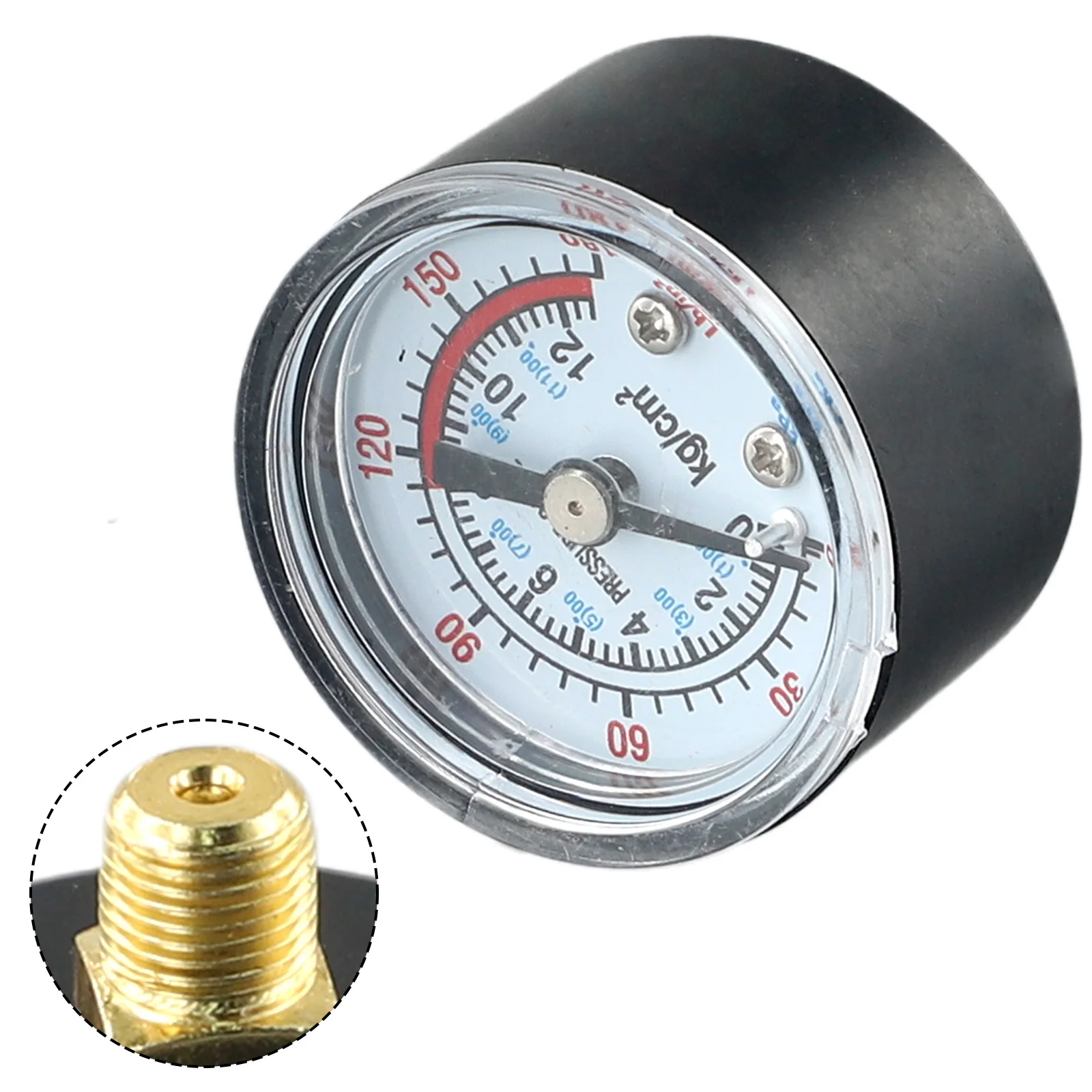 Air Compressor Pneumatic Pressure Gauge, 0 180 PSI Range, Metal+Plastic Material, Reliable Male Thread Connection
Air Compressor Pneumatic Pressure Gauge, 0 180 PSI Range, Metal+Plastic Material, Reliable Male Thread Connection
