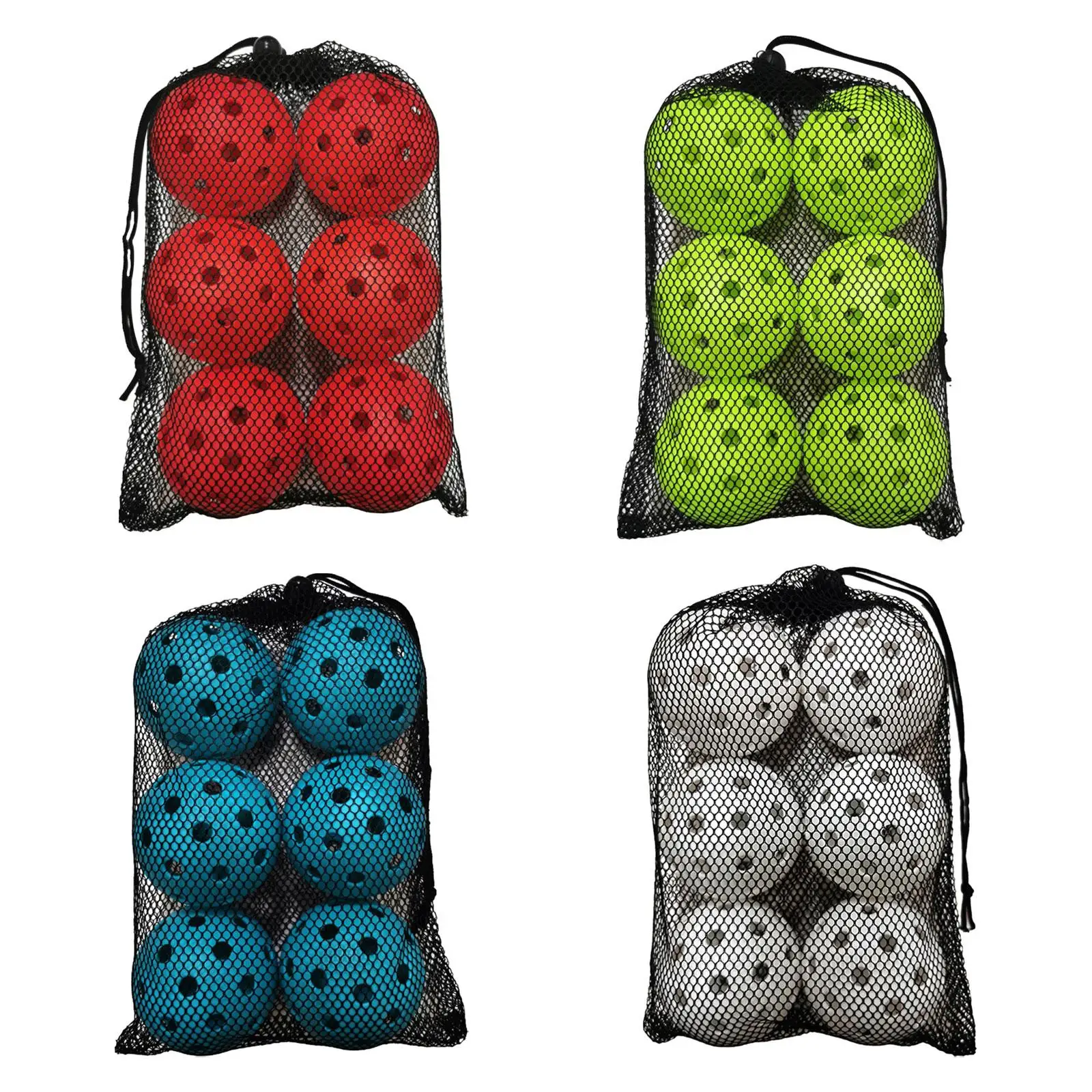 6Pack Outdoor Pickleball Balls 40 Holes Pickleball, High Elastic Durable Pickle Balls Set for All Style Paddle
6Pack Outdoor Pickleball Balls 40 Holes Pickleball, High Elastic Durable Pickle Balls Set for All Style Paddle