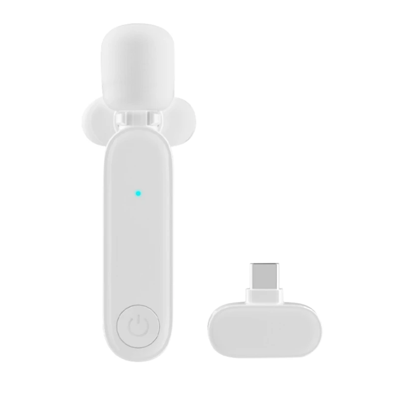 Беспроводной петличный микрофон с разъемом типа C, микрофон с функцией автоматической синхронизации для записи прямых трансляций и шумопод... 
Беспроводной петличный микрофон с разъемом типа C, микрофон с функцией автоматической синхронизации для записи прямых трансляций и шумопод...