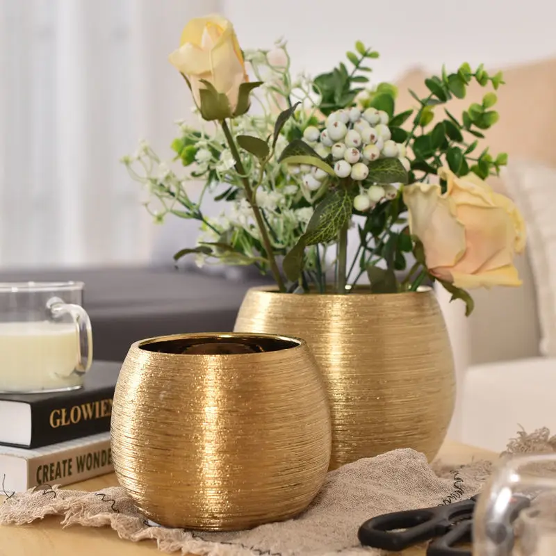 

Золотая металлическая ваза, Золотая ваза для цветов, домашний декор, ваза, домашние аксессуары, декор гостиной, интерьер для дома