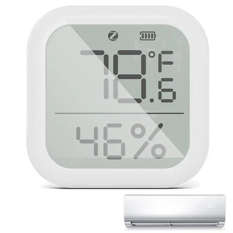 

Temperature Humidity Monitor Sensor LCD Display Thermometer Hygrometer Indoor Thermometer Ambient Humidity Meter For Home Garage