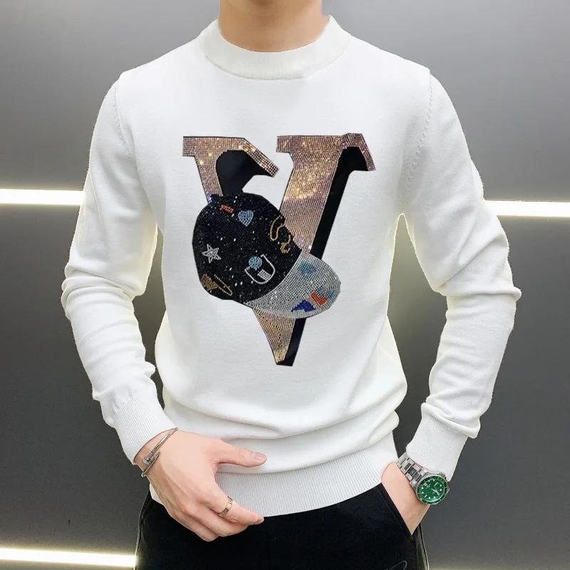 Spring Men's Clothing And Autumn Youth Round Neck Pullover Long Sleeve Slim Fit Versatile T-Sleeve Lettered Top Men's Sweater
Spring Men's Clothing And Autumn Youth Round Neck Pullover Long Sleeve Slim Fit Versatile T-Sleeve Lettered Top Men's Sweater