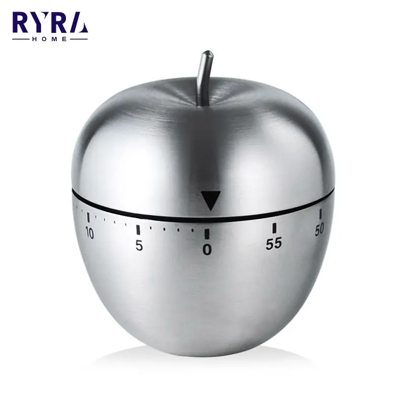 Baking Cooking Reminder Clock Stainless Steel Eggs Apple Alarm Clock 60 Minutes Mechanical Timer Clock Countdown Kitchen Tool
Baking Cooking Reminder Clock Stainless Steel Eggs Apple Alarm Clock 60 Minutes Mechanical Timer Clock Countdown Kitchen Tool