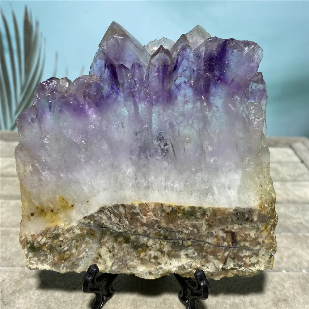 

Amethyst Agate Stone Natural Crystal Healing Section Gems Minerals Raw Feng Shui Reiki Spiritual Wicca Living Room Decoration