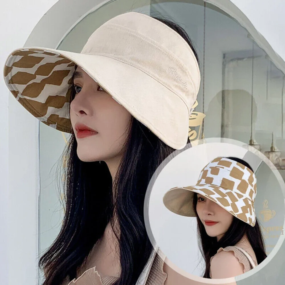 NEW Womens Summer Wide Brim Sun Hat Anti-Uv Beach Visor Caps Hat Double-Sided Cotton Navy Black Beige Pink 56-58cm Gift New
NEW Womens Summer Wide Brim Sun Hat Anti-Uv Beach Visor Caps Hat Double-Sided Cotton Navy Black Beige Pink 56-58cm Gift New