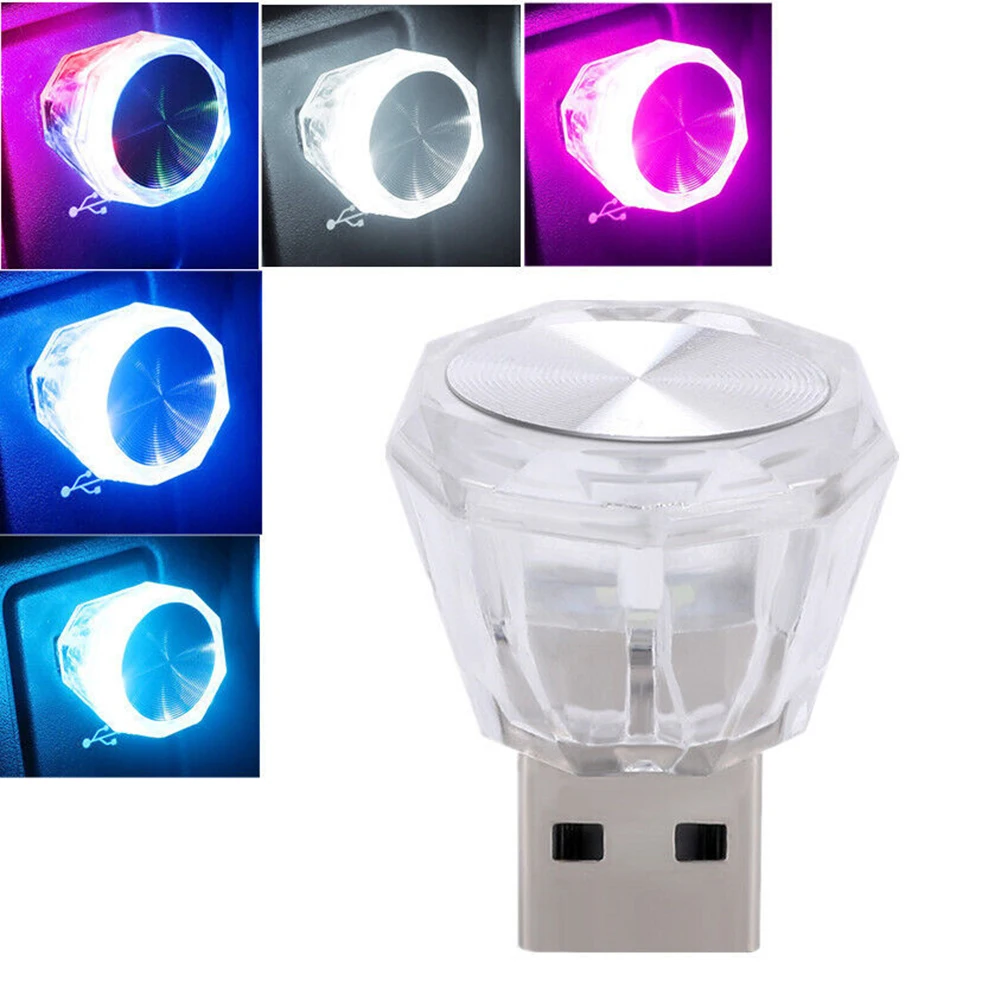 5Color LED USB Car Interior Light Neon Atmosphere Ambient Lamp Accessories Ice Blue, Blue, Purple Dual-port Car Charger
5Color LED USB Car Interior Light Neon Atmosphere Ambient Lamp Accessories Ice Blue, Blue, Purple Dual-port Car Charger