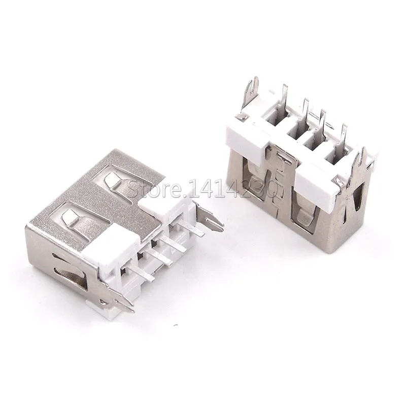 100Pcs USB Type A Female Socket AF10.0mm USB 180 Degree Vertical AF 4PINS Rimless White
100Pcs USB Type A Female Socket AF10.0mm USB 180 Degree Vertical AF 4PINS Rimless White