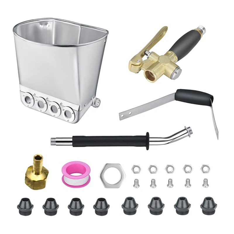 Wall Mortar Sprayer Wall Stucco Shovel Hopper Ladle Cement Mortar Sprayer Plaster Ceiling Paint Concrete Sprayer Tool
Wall Mortar Sprayer Wall Stucco Shovel Hopper Ladle Cement Mortar Sprayer Plaster Ceiling Paint Concrete Sprayer Tool