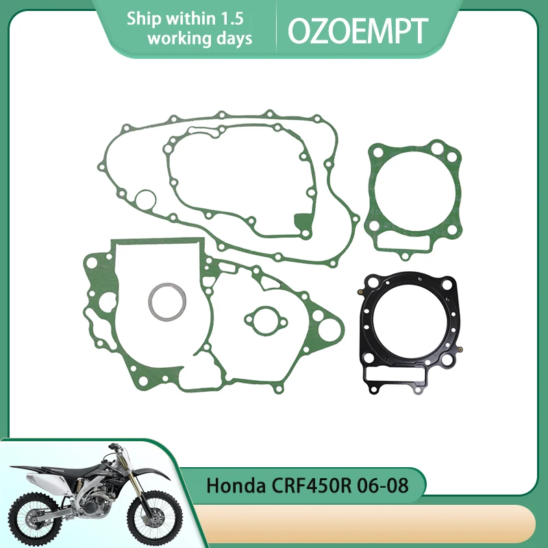 Ремонтная прокладка для цилиндра двигателя OZOEMPT, подходит для Honda CRF450R 06-08
Ремонтная прокладка для цилиндра двигателя OZOEMPT, подходит для Honda CRF450R 06-08