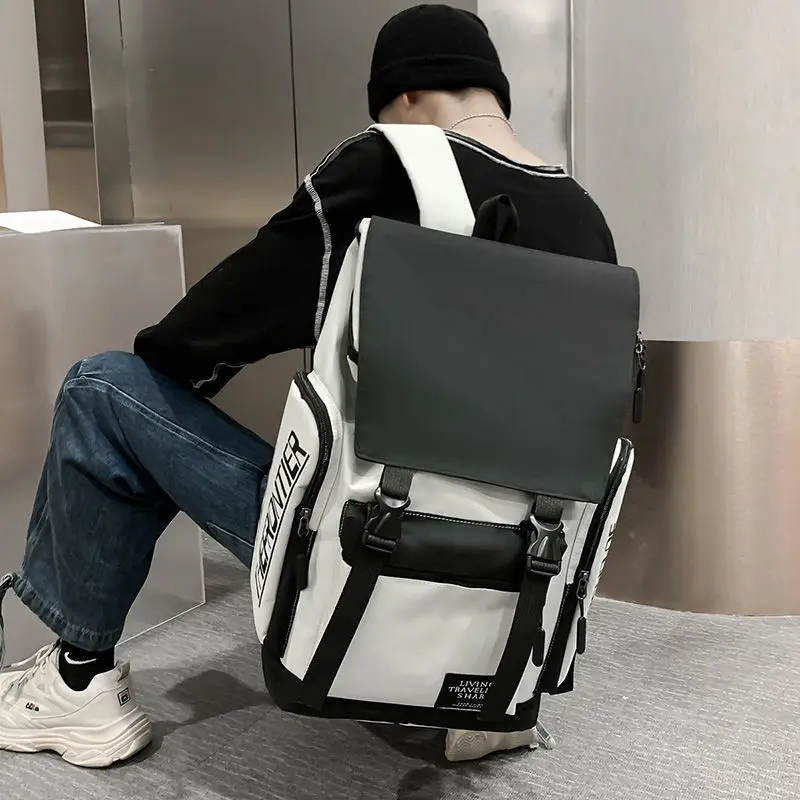Men's backpack Korean version fashionable canvas backpack college student backpack trendy travel bag computer bag men's bag
Men's backpack Korean version fashionable canvas backpack college student backpack trendy travel bag computer bag men's bag