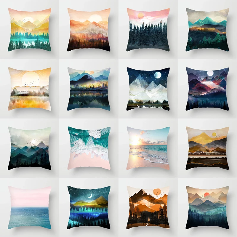 New Mountain Pattern Soft Short Plush Pillow Case Forest Print Decorative Cushion Cover for Sofa Home Decor Throw Pillowcases
New Mountain Pattern Soft Short Plush Pillow Case Forest Print Decorative Cushion Cover for Sofa Home Decor Throw Pillowcases