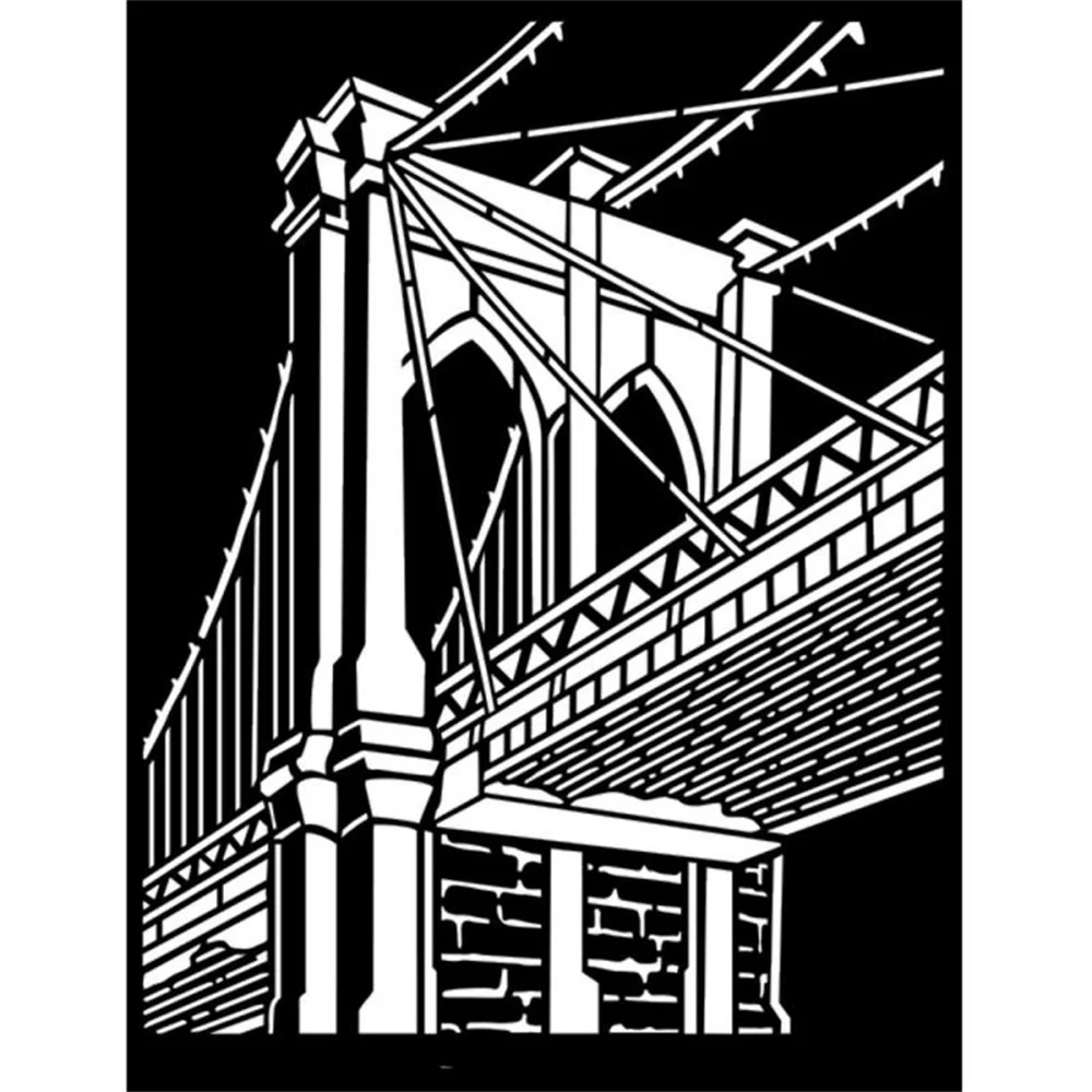 Новое поступление трафаретов Aviator Brooklyn Bridge для самостоятельного изготовления альбомов для скрапбукинга, фотоальбомов, шаблонов для тиснен...
Новое поступление трафаретов Aviator Brooklyn Bridge для самостоятельного изготовления альбомов для скрапбукинга, фотоальбомов, шаблонов для тиснен...