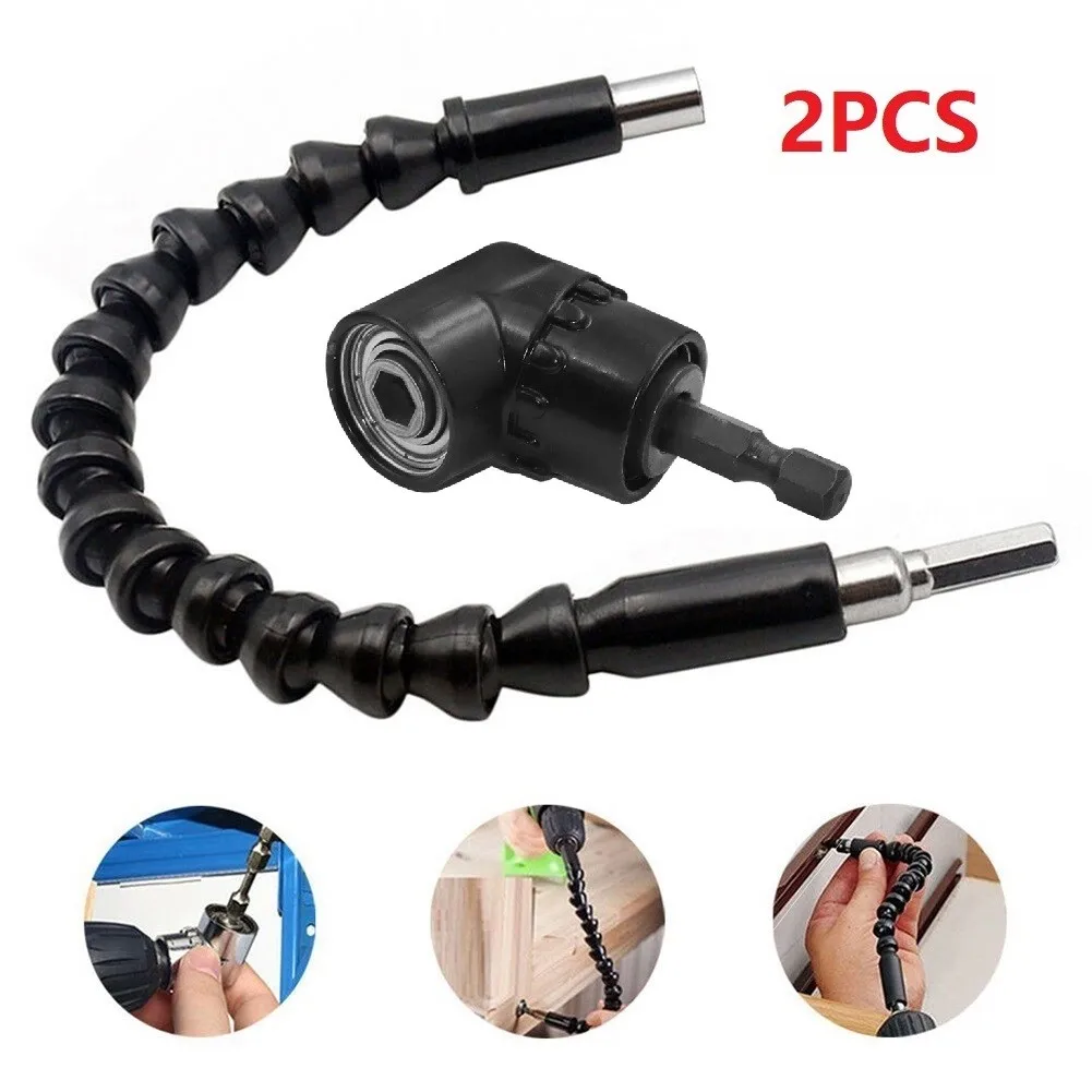 105 Degree Right Angle Drill Attachment And Flexible Angle Extension Bit Kit For Drill Or Screwdriver 1/4" Socket Adapter Tool
105 Degree Right Angle Drill Attachment And Flexible Angle Extension Bit Kit For Drill Or Screwdriver 1/4" Socket Adapter Tool