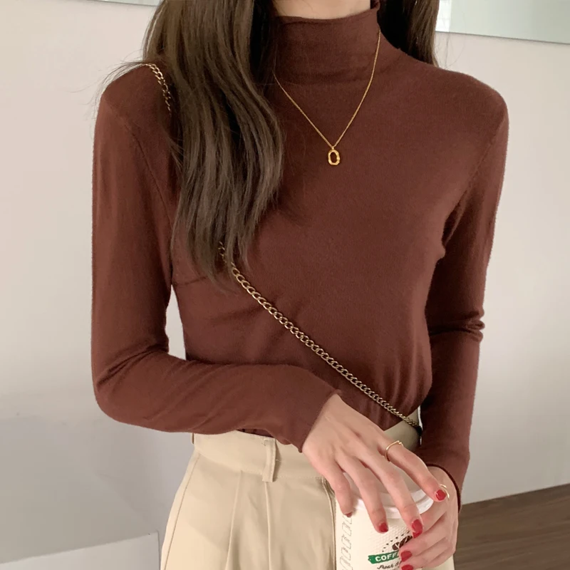 Женский трикотажный пуловер с длинным рукавом, зимний облегающий пуловер, модель 24048
Женский трикотажный пуловер с длинным рукавом, зимний облегающий пуловер, модель 24048