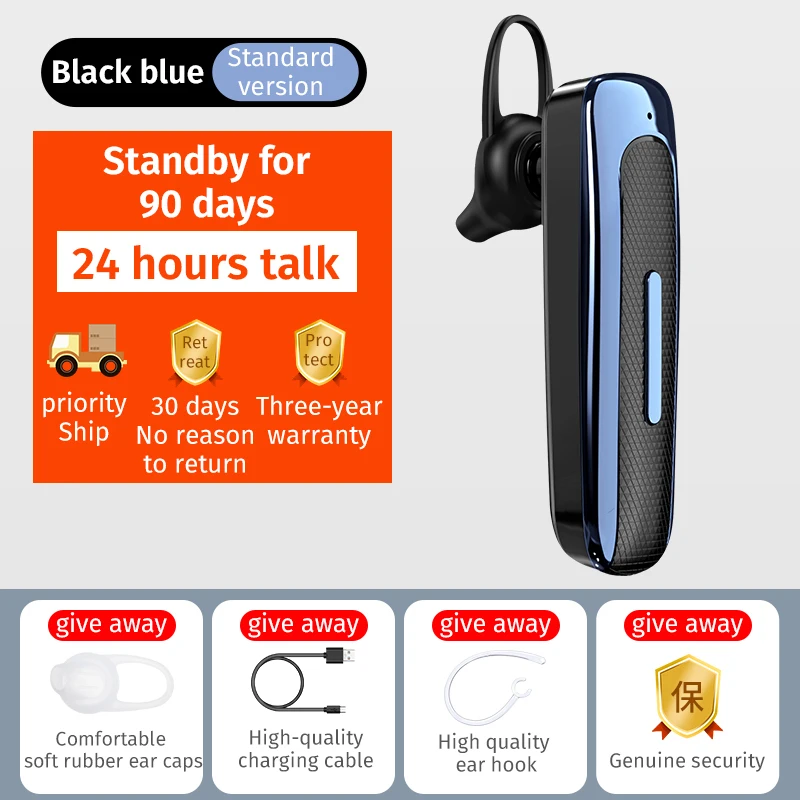 Headphone Stereo Ear Hook Wireless Earphone Handsfree Ipx5 Waterproof Tws Earbuds For Driving Traveling Working E1
Headphone Stereo Ear Hook Wireless Earphone Handsfree Ipx5 Waterproof Tws Earbuds For Driving Traveling Working E1