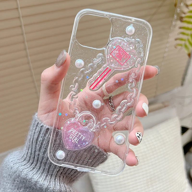 Luxury Epoxy 3D Glitter Heart Chain Transparent Soft Case For iphone 13 12 11 Pro Max Mini XS X XR 8 7 Plus SE 2020 2022 Cover
Luxury Epoxy 3D Glitter Heart Chain Transparent Soft Case For iphone 13 12 11 Pro Max Mini XS X XR 8 7 Plus SE 2020 2022 Cover
