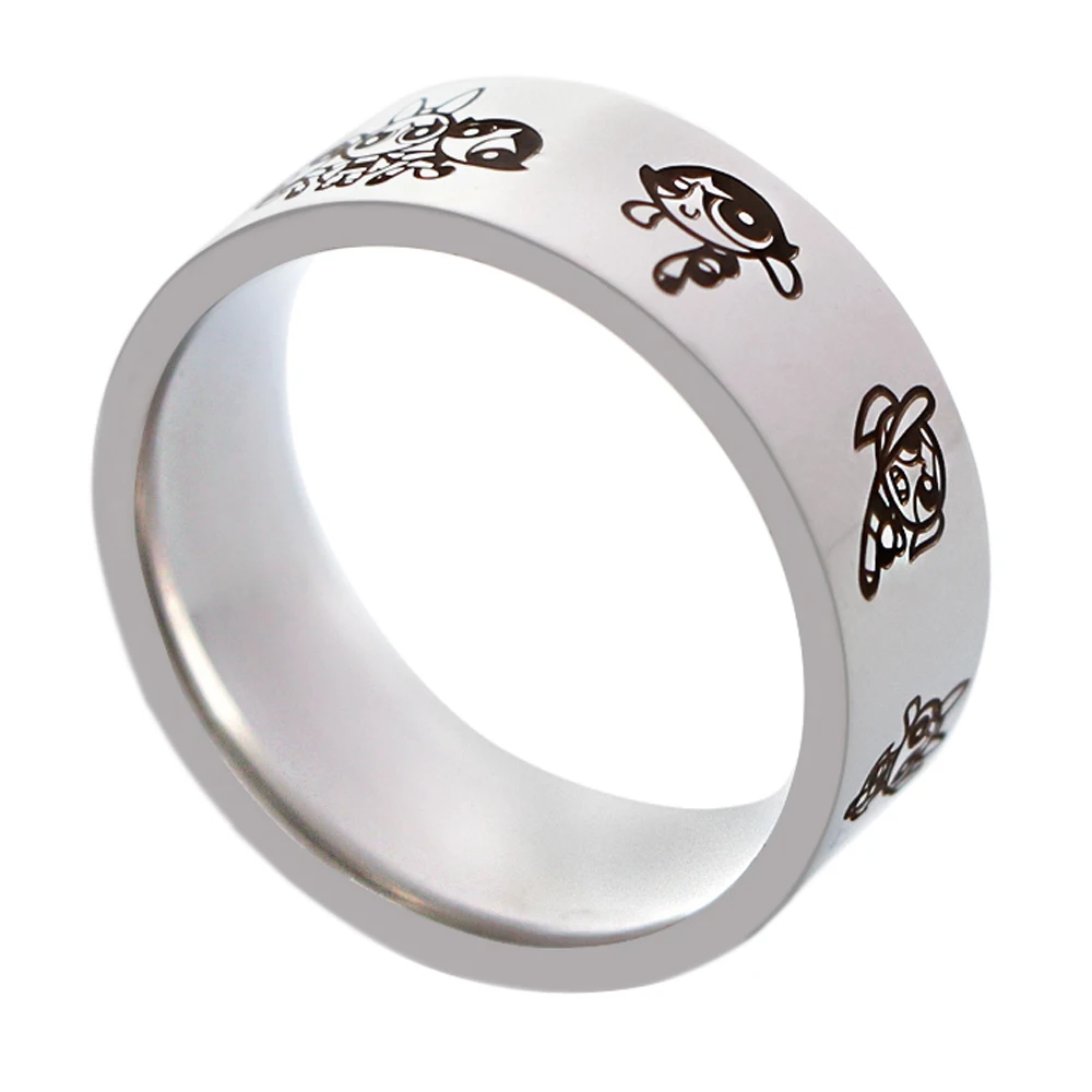 K3912 Funny Cartoon Anime Ring Stainless Steel Ring For Women Men Finger Jewelry Accessories Cool Best Friend Kid Gift
K3912 Funny Cartoon Anime Ring Stainless Steel Ring For Women Men Finger Jewelry Accessories Cool Best Friend Kid Gift