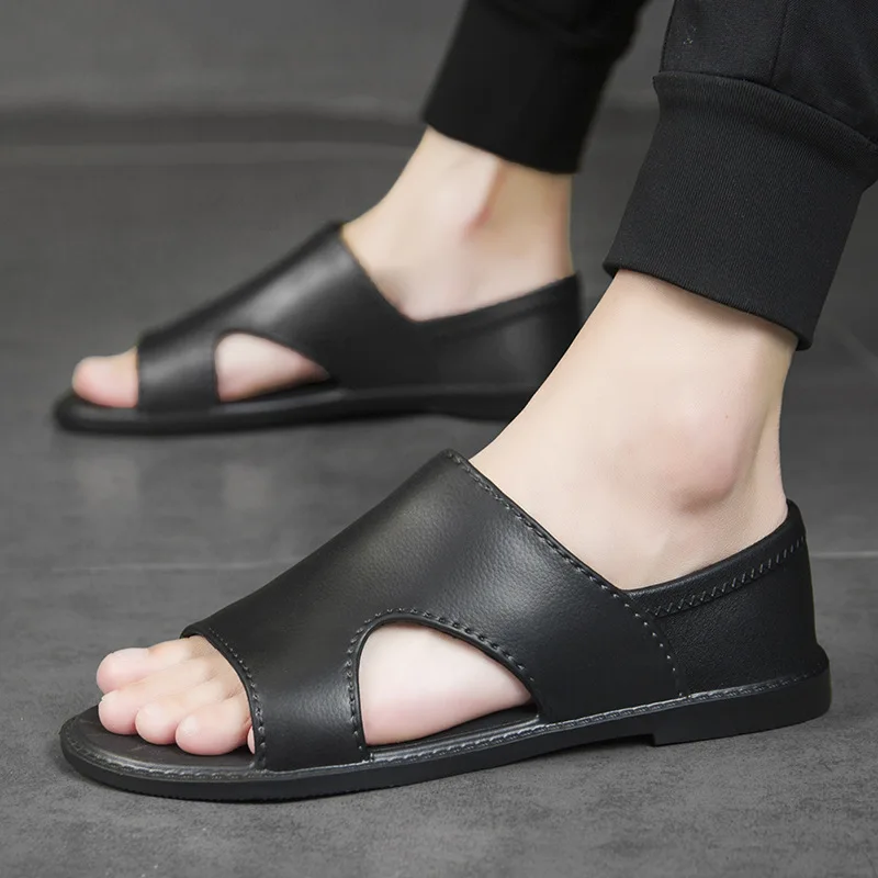 Men Sandals Men Shoe Summer Fang Man Hoof Thongs Stamp Garden Beach Black Big Size Slippers for Men's Shoes Zapatos Hombre
Men Sandals Men Shoe Summer Fang Man Hoof Thongs Stamp Garden Beach Black Big Size Slippers for Men's Shoes Zapatos Hombre
