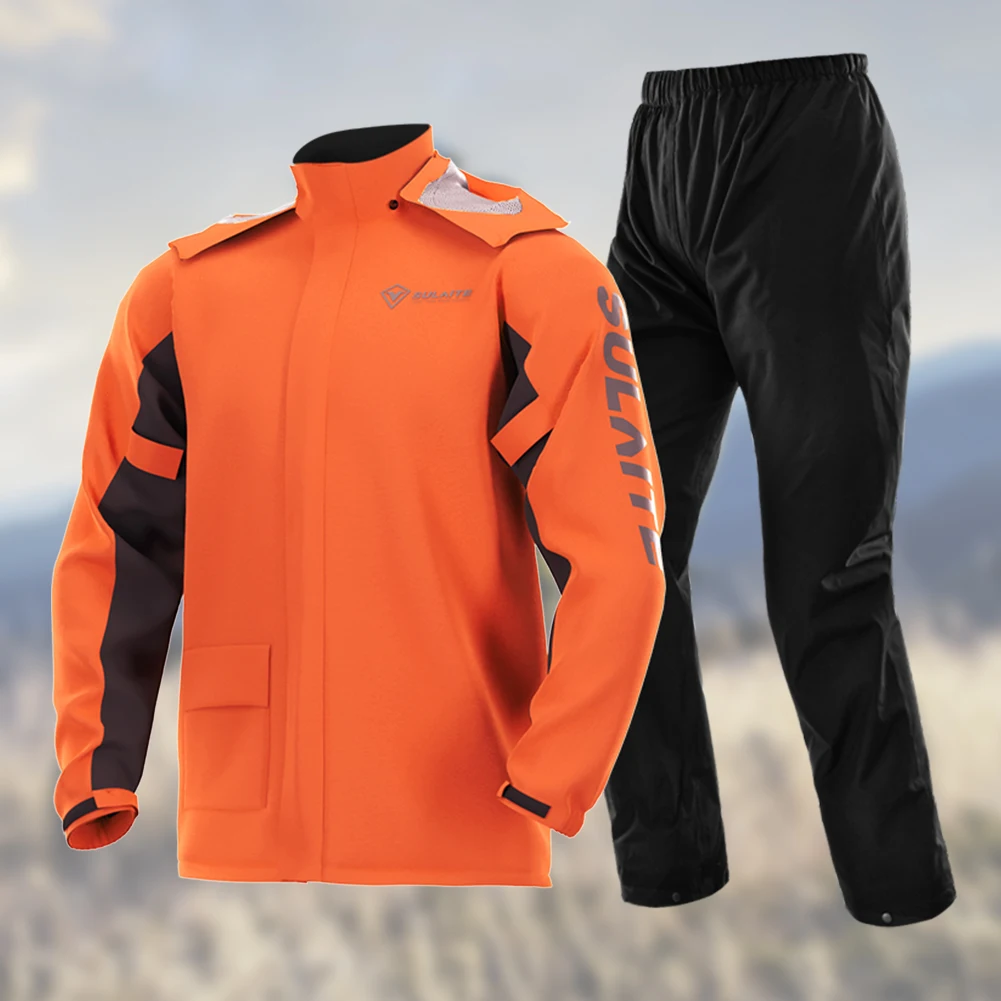 Cycling Jacket Waterproof Motorbike Rain Gear with Hidden Shoes Cover Riding Protective Clothes Breathable for Biking Climbing
Cycling Jacket Waterproof Motorbike Rain Gear with Hidden Shoes Cover Riding Protective Clothes Breathable for Biking Climbing