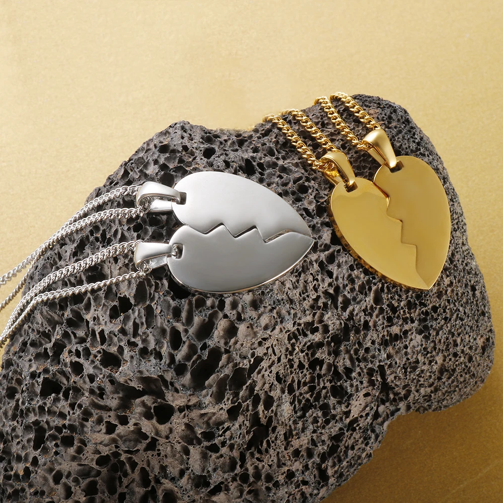 Couple Lover Romantic necklace Stainless Steel Double Love Heart Pendant Necklace For Men Women Jewelry Gift Chain Necklaces
Couple Lover Romantic necklace Stainless Steel Double Love Heart Pendant Necklace For Men Women Jewelry Gift Chain Necklaces